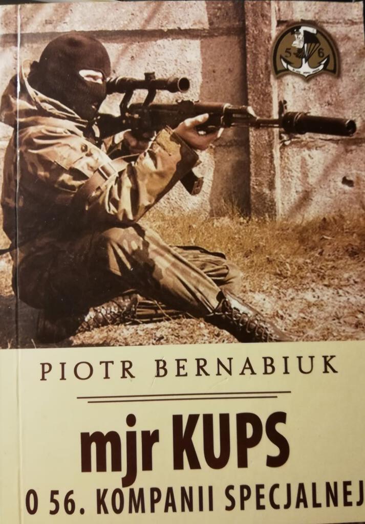 Okładka książki "mjr Kups o 56 kompanii specjalnej"